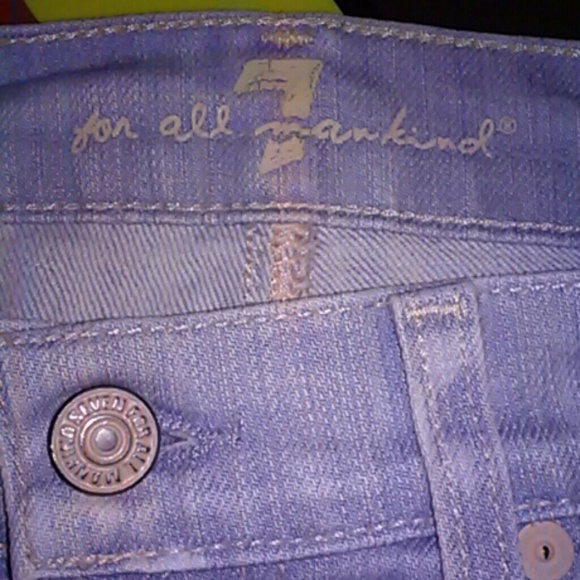 7 for all mankind jean skirt - Picture 4 of 4