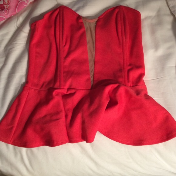 Foreign exchange peplum top - Picture 2 of 2