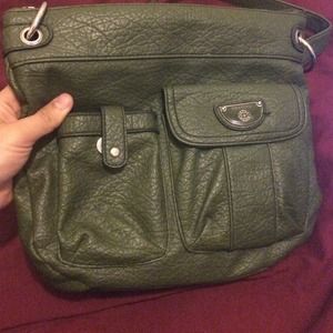 Green over the shoulder bag