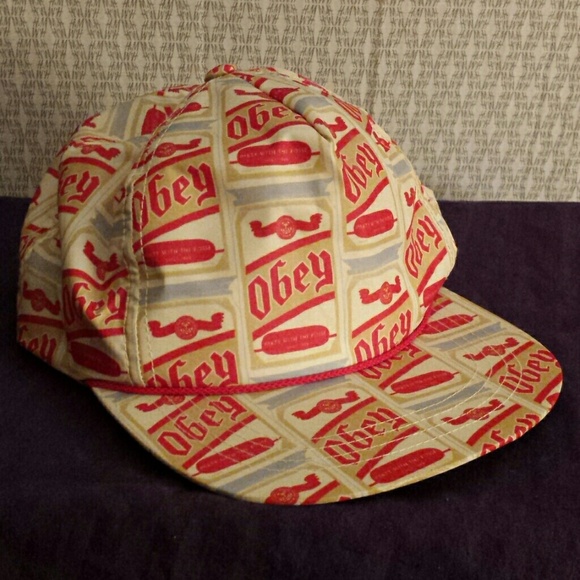 Obey brand snap back hat