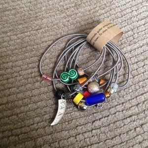 Each one of a kind braclet made from guitar string
