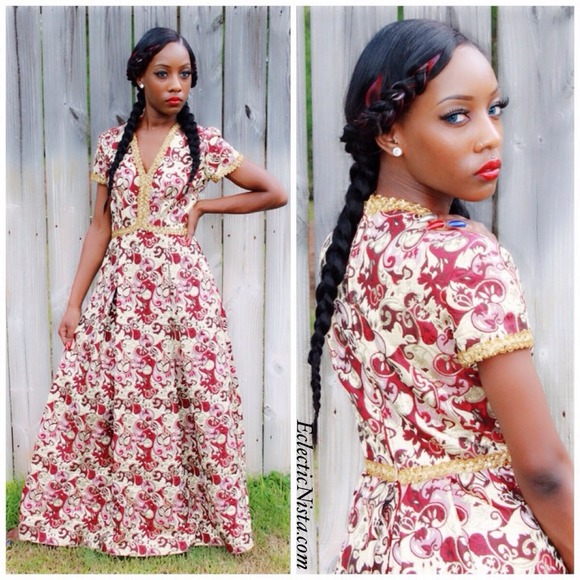 Vintage Dresses & Skirts - 💜💕HP 11/7💞 Vtg Brocade Evening Maxi Dress