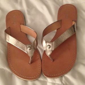 Price lowered!!! Authentic coach flip flops