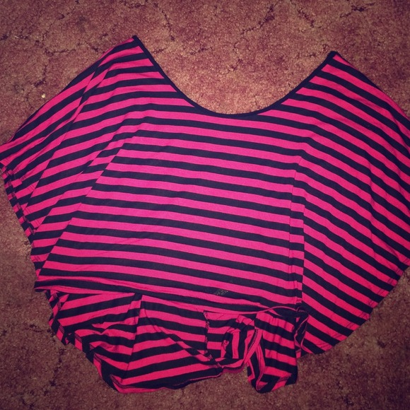 Pink & black shirt
