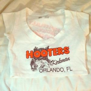 Authentic hooters crop top