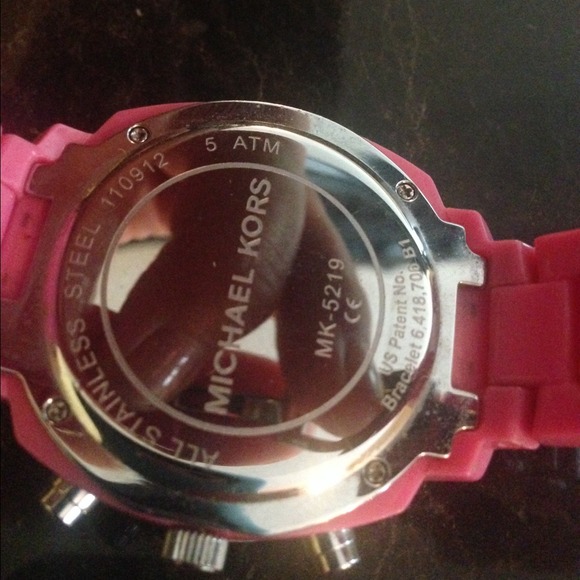 Authentic Michael Kors Hot Pink Watch Mk5219