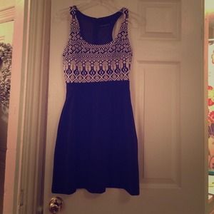 Cynthia Rowley- pattern top with blk bottom dress