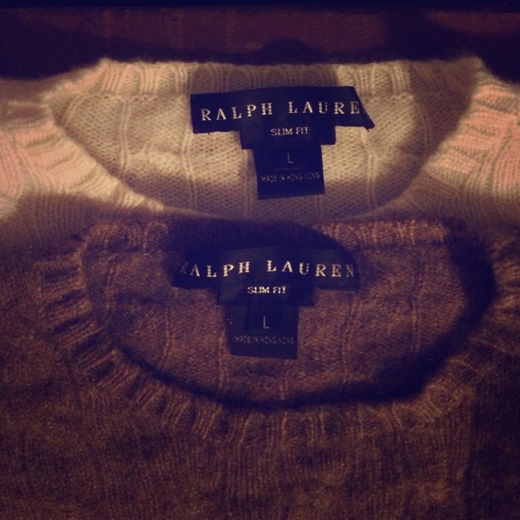 Ralph Lauren 100% cashmere sweaters