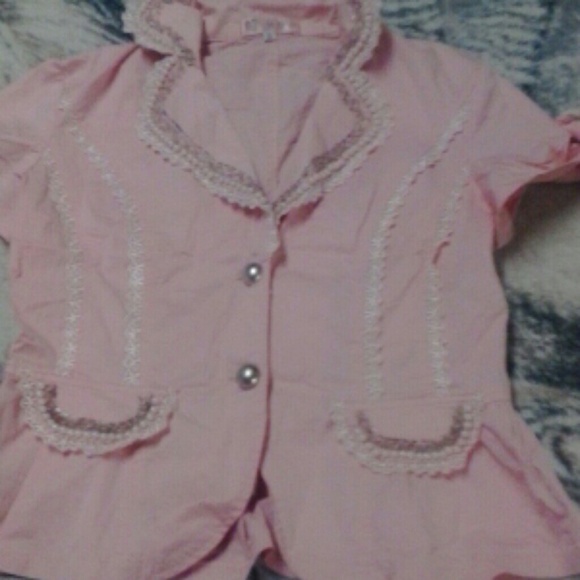 Crystal beads and pearls top