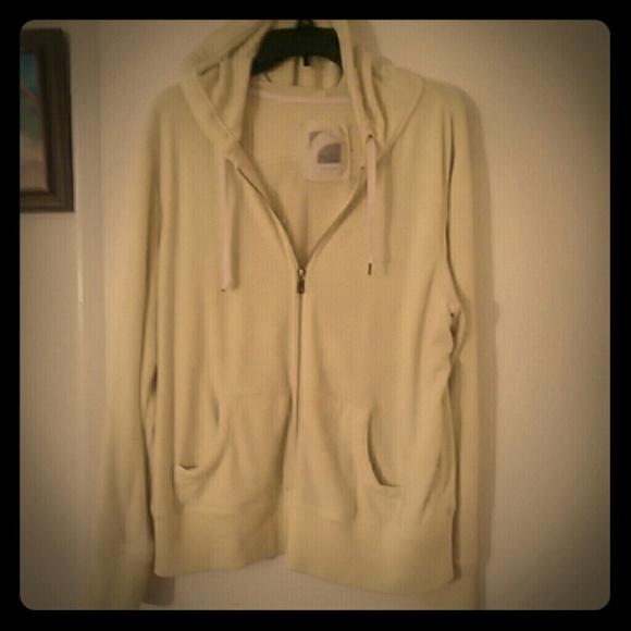 Very cute, baby yellow, coozy, sweatshirt!