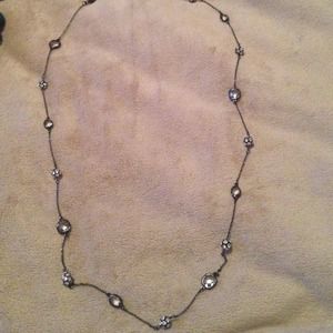Stella & Dot Chelsea Necklace in Hematite