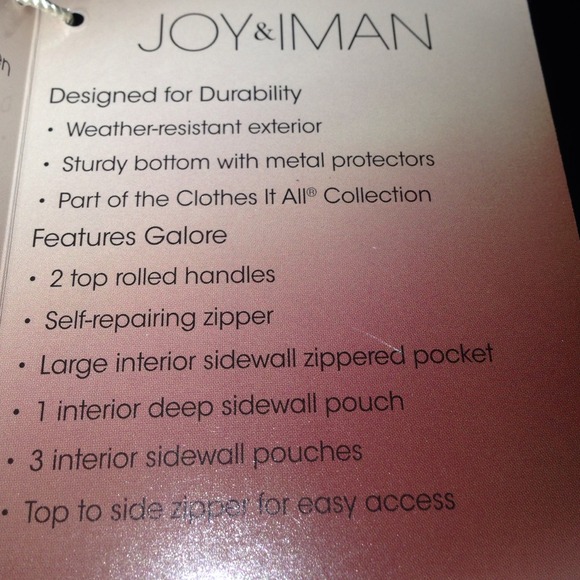 Joy & Iman Designer Tote - Picture 2 of 2