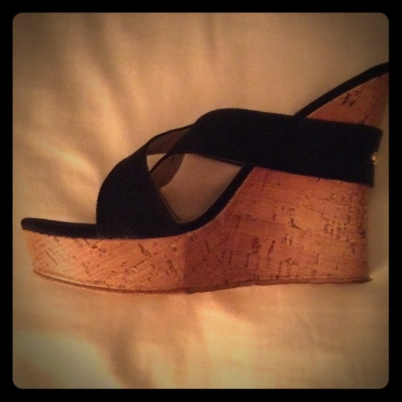 Colin Stuart wedge sandals size 8.5