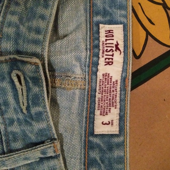 Hollister distressed jean skirt size 3 - Picture 2 of 4