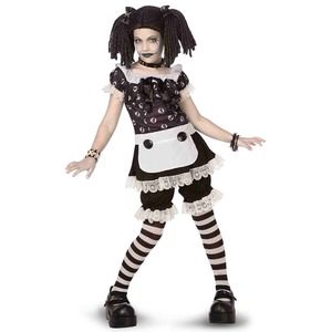 Tween Gothic Rag doll costume