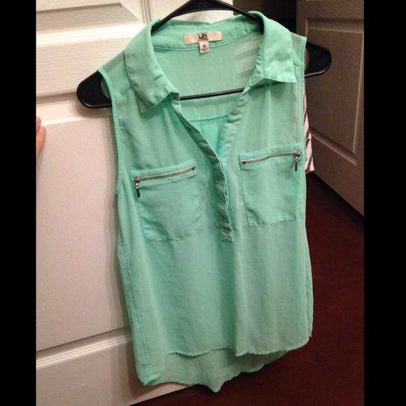 Turquoise shirt