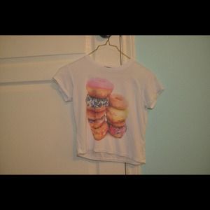 Brandy Melville donut crop top