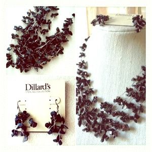 😍Genuine Stone & Sterling Silver Set😍