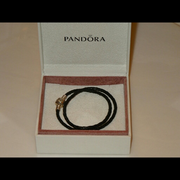 Pandora Black Leather Bracelet