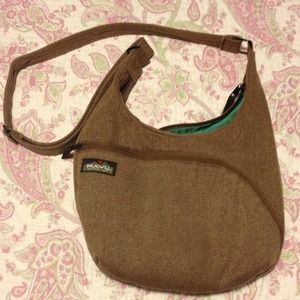 Brown kavu crossbody purse