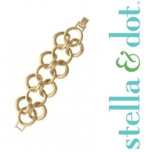 Stella & Dot Vintage Links Necklace & Bracelet