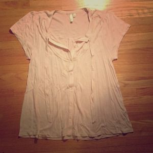 SOLD!!! Light pink Frenchi babydoll tee