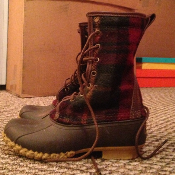 ll bean plaid boots