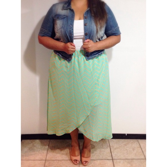Dresses & Skirts - 🎄BOGO🎄 Seafoam Tulip Skirt
