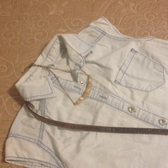 Denim-like Korean Jumper Romper! - Picture 3 of 4