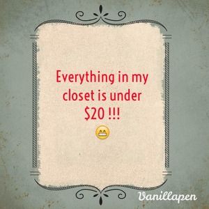 Shop my closet!