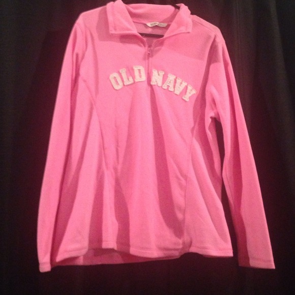 Neon pink pull over