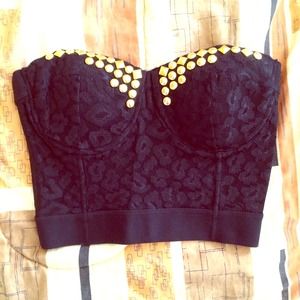 Studded Bustier top