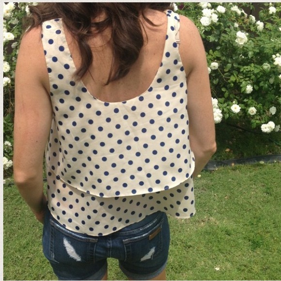 Forever 21 Polka Dot Tank - Picture 3 of 3