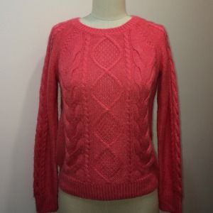 Bright coral sweater