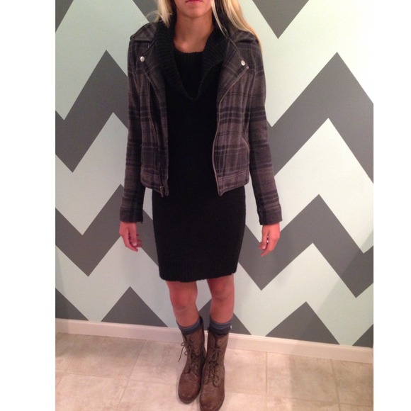 Cowl Neck Sweater Dress