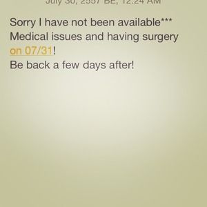 Just letting you Know!!