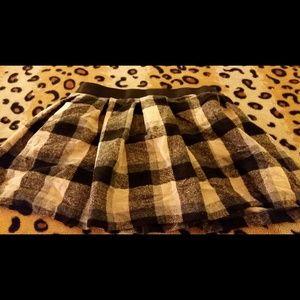 plaid skirt