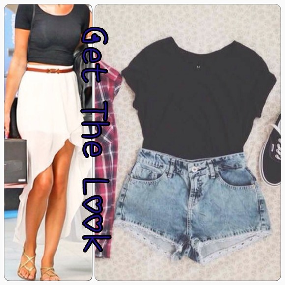 Forever 21 Black Crop Top