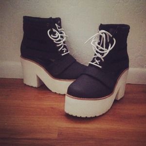 Jeffrey campbell inspired platform boots