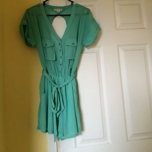 Teal romper