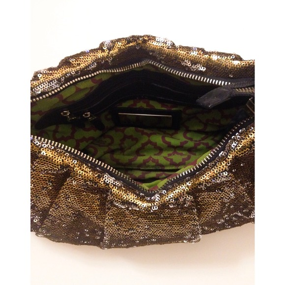 Oryany Gold Sequin Purse - Picture 2 of 4