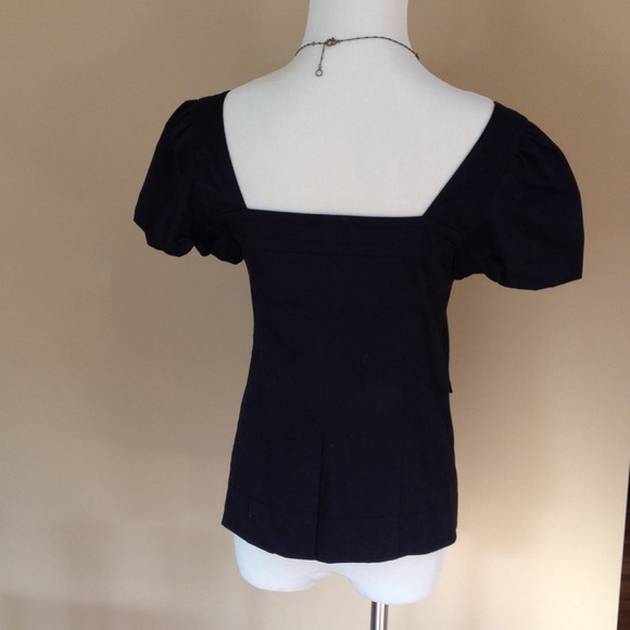 MarcJacobs Black Polished Cotton Jacket 2. NWOT - Picture 2 of 6