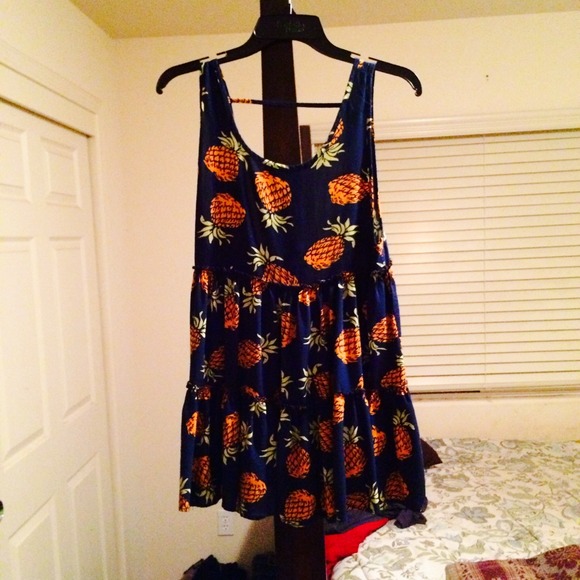 LF Paper Heart Pineapple Dress