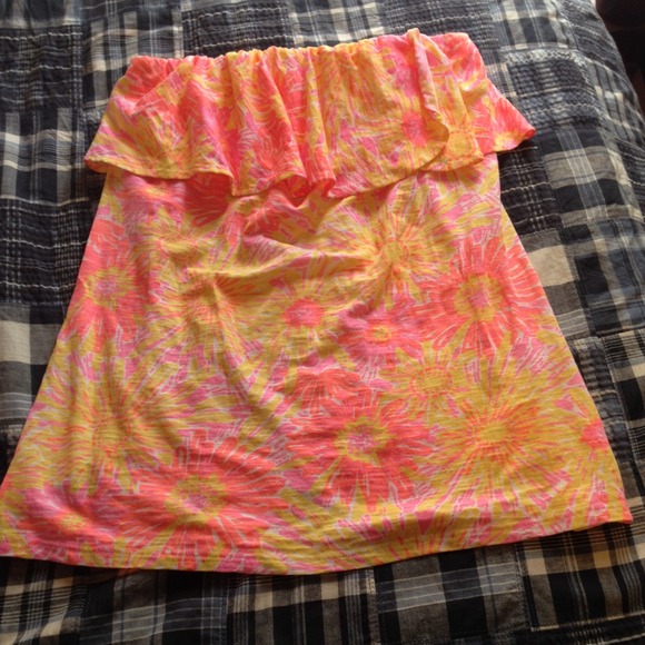 Lilly pulitzer Wiley top resort white sunkissed