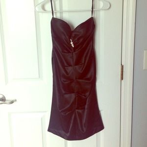 ⚡️FLASH SALE⚡️Sexy black dress with rhinestones