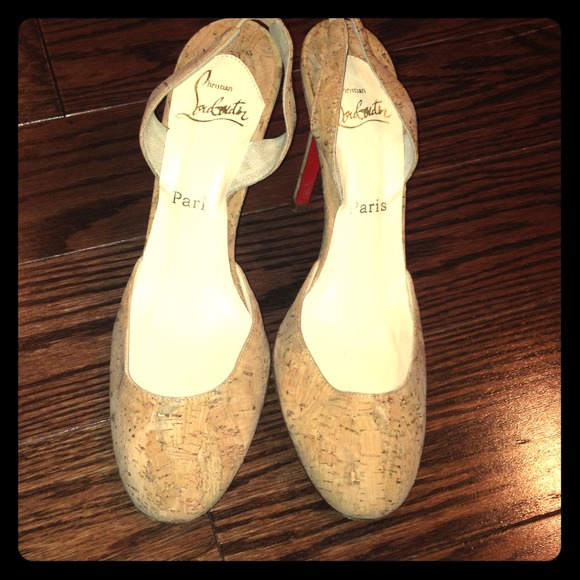 Christian Louboutin // sling back heels