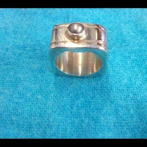 .925 sterling silver 1/2" w heavy ring💖🌹