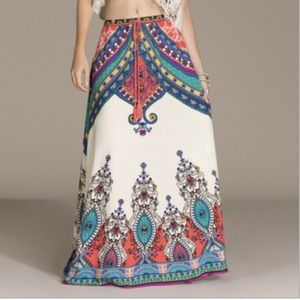 New Boho maxi skirt