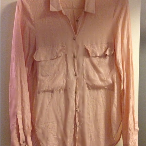 Pale pink button down - Picture 2 of 2