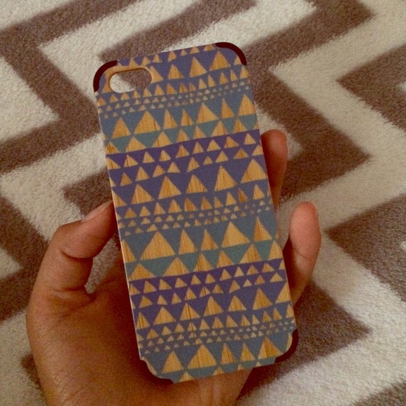 ✨💥 iPhone 5s wood/rubber case💥✨